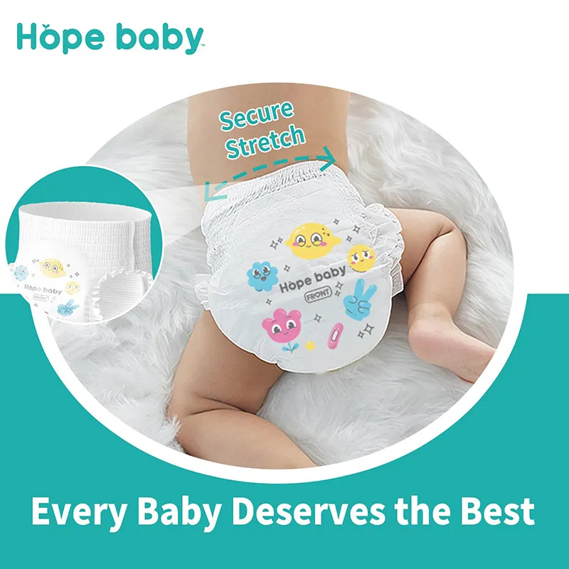 OEM Factory Direct Hypoallergenic Baby Diaper Disposable Quality Huge Absorption Nappies Comfortable Baby Diapers