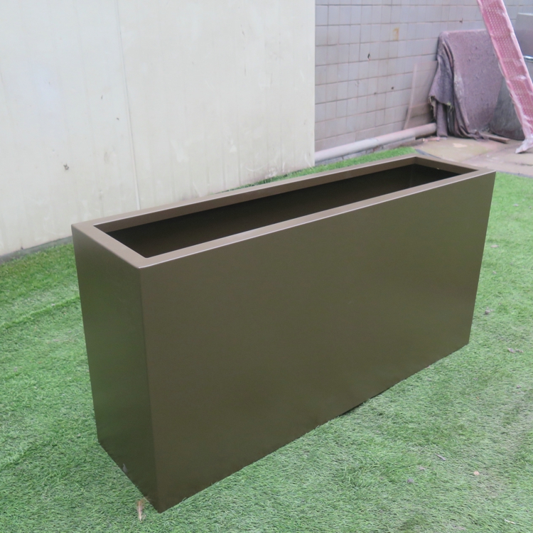 FREE Customized Garden furniture stand flowers pot garden Decoration Supplier modern Metal flower pots & planters
