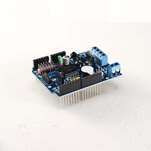 Componentes electrónicos Placa DE DESARROLLO Ai Placa base L298P Placa de accionamiento del motor para Arduino