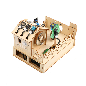 スマートホームキット音声制御RGBミラーライト付きDIY IoT木製ハウスコーディングプロジェクトArduino用 - Product Image 6