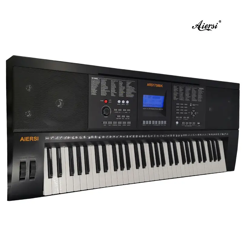 Aiersi marca 61 teclas toque resposta órgão eletrônico teclado instrumento musical para adultos e igreja grande estoque