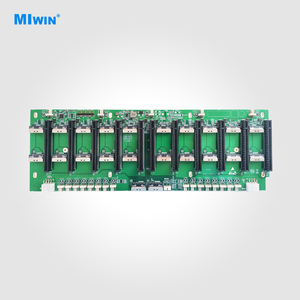 Miwin Giá Rẻ Giá 11 Khe Cắm <span class=keywords><strong>GPU</strong></span> Baseboard Pcie 5.0 X16 Khe Cắm Board Mở Rộng 22 Mcio X8 <span class=keywords><strong>Gpu</strong></span> Bảng Nối Đa Năng Cho Ai Máy Tính Máy Chủ - Product Image 2