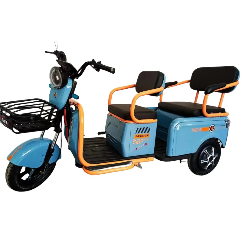 En iyi fiyat 800W elektrikli 3 tekerlekli üç tekerlekli bisiklet Mini yetişkin kargo araba yolcu kullanımı için hafta 3 açık> 60V Ev