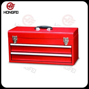 两个抽屉不锈钢工具箱铁便携式工具箱