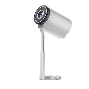 Diseño de cardán giratorio de elevación Proyector Android inteligente de 100 pulgadas Mini 4K con descargas de aplicaciones para cine en casa y reuniones de oficina - Product Image 1