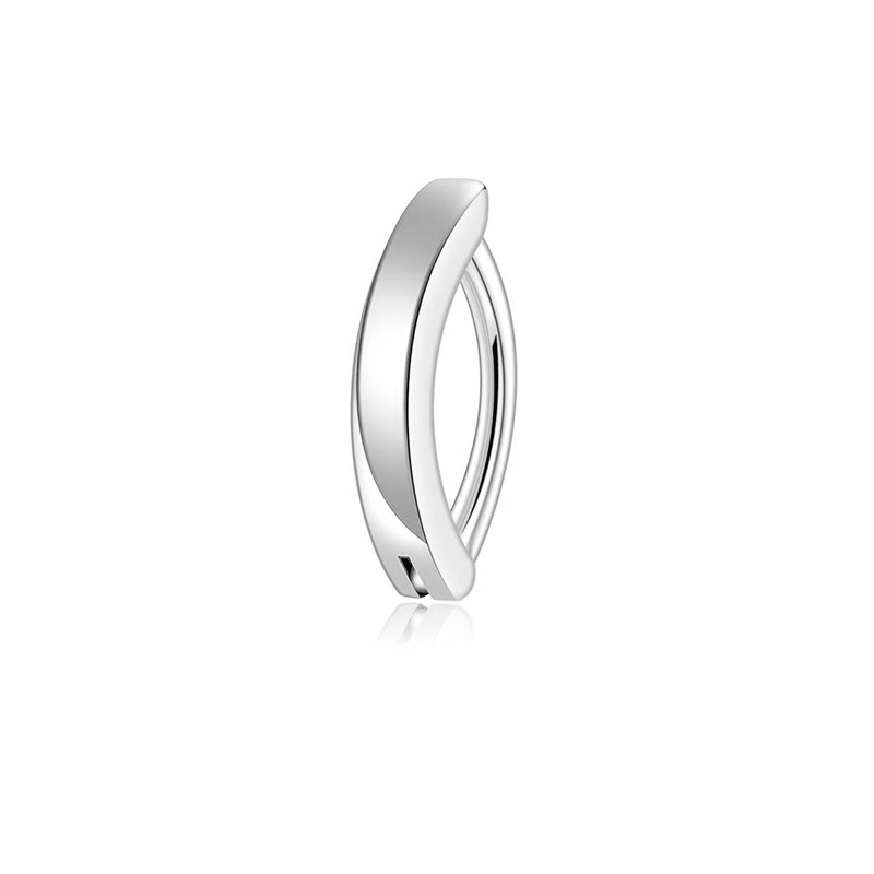 Silver glossy surface