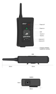EJEAS FBIM Soccer Intercomunicador Full Duplex 2 <strong>Way</strong> Bluetooth Communication <strong>System</strong> for <strong>4</strong>-Referee Football <strong>Intercom</strong> - Product Image 6
