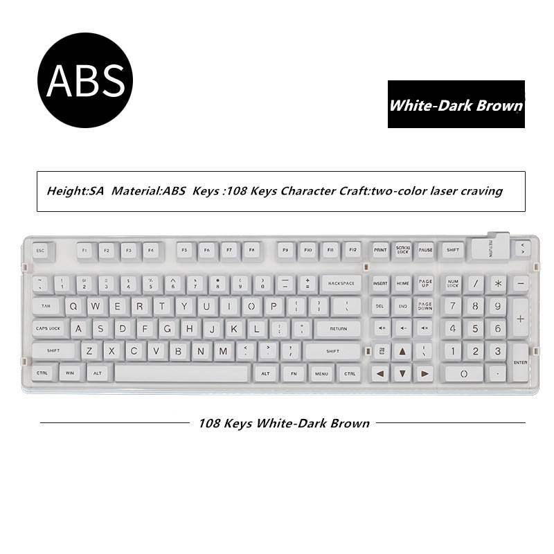 Blanco-Marrón oscuro