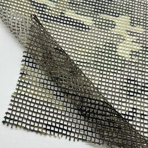 100% poliestere resistente peso medio 105gsm maglia mimetica tessuto stampato traspirante per la caccia all'aperto copertura parasole - Product Image 4