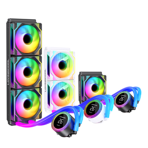 Lovingcool高性能黑色AIO中央处理器液体冷却器质量游戏电脑水冷系统 - Product Image 2