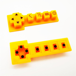 Teclado de goma de silicona Multicolor pantalla personalizada impresión electrodomésticos teclado de silicona tamaño personalizado con píldora de carbono - Product Image 3