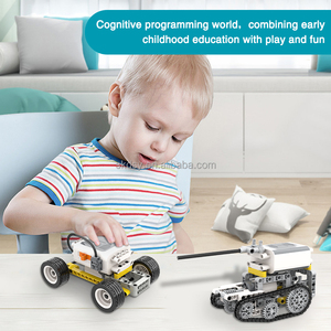 卸売606PCS DIYビルディングブロックロボット電子玩具RCアプリSTEMリモートコントロールプログラミングプラスチックモデル玩具箱包装 - Product Image 5