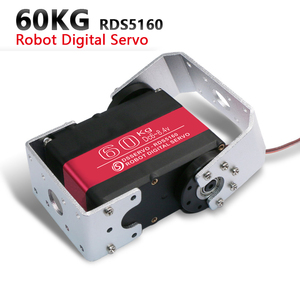 רובוט סרוו דיגיטלי rds5160 60 ק "ג 7.4v עמיד למים ציר כפול עם backet u הרכבה עבור rc רובוטי