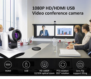 Объектив Flip Support Lifting 20x оптический зум 1080p Hd Широковещательная камера Hdmi Usb Роботизированная Система Видеоконференции Камеры sdi - Product Image 4