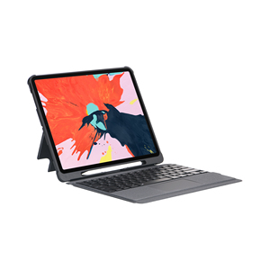 Para iPad Pro 12,9 pulgadas nueva funda de teclado Bluetooth inalámbrica plegable portátil con panel táctil Compatible con 3rd 4th 5th Gen - Product Image 2