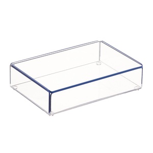 Satılık açık kapaklı özelleştirilmiş küçük akrilik durumda dikdörtgen şeffaf akrilik kutu - Product Image 4