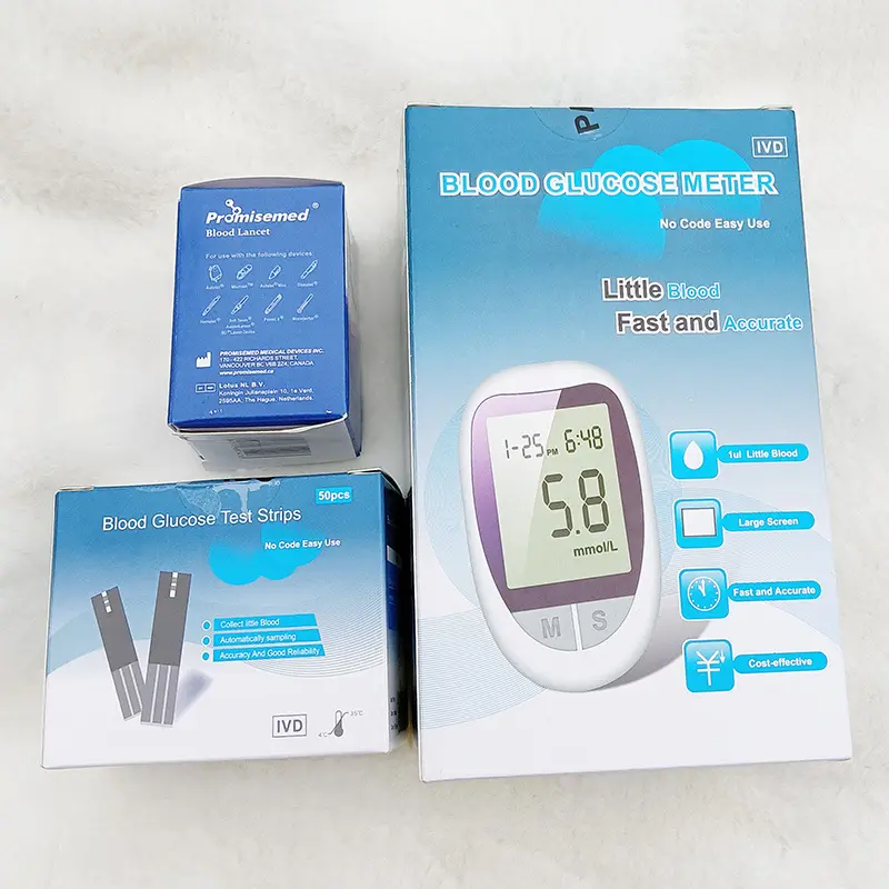 High-quality digital glucometer with CE approved smart diabetes glucose meter