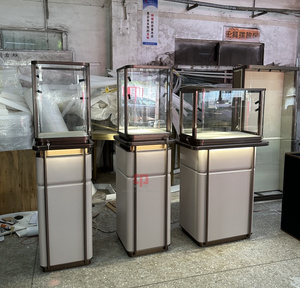 Thâm quyến nhà máy Tùy chỉnh cao cấp đồ trang sức bằng gỗ tủ trưng bày kim loại thép không gỉ tủ trưng bày đồ trang sức - Product Image 4