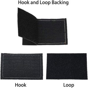 Embroidered Armband Reflective Glow-in-the-dark Backpack Patch <strong>Hook</strong> <strong>and</strong> <strong>Loop</strong> Fastener - Product Image 6