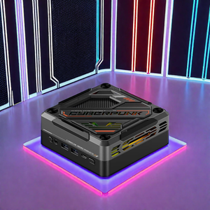 Cyberpunk Gamer PC AMD R7 8845HS 7840HS 7735HS Mini PC RGB Light DDR5 2.5G LAN USB4.0 Win11 Mini <strong>Computer</strong> 8K NUC WiFi6 - Product Image 6
