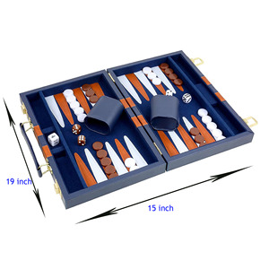 Üst tavla seti ile strateji ve İpucu kılavuzu klasik katlanabilir kurulu oyun tahtası kapalı satranç oyunları ve kutuları için - Product Image 3