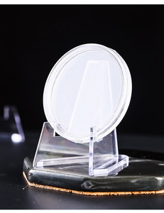 54mm * 35mm mini rõ ràng nhựa Giá vẽ đứng bóng chày thể thao thẻ đứng kinh doanh phân loại thẻ giá vẽ đứng - Product Image 5