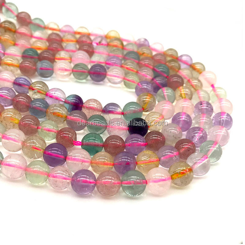 Mélange Quartz Rose, Flourite, Quartz Fraise et Rutile
