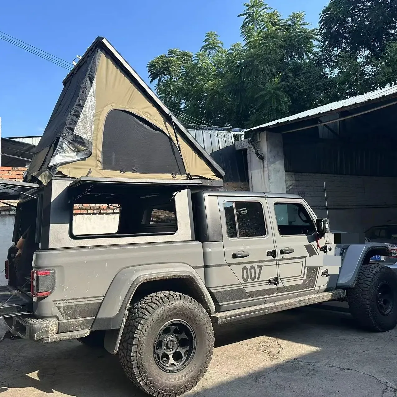 Tenda a baldacchino 4x4 camion Hard Top tettuccio con Topper pick-up per Jeep gladiatore