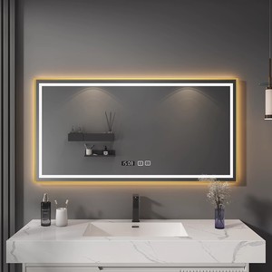 厂家定制尺寸多功能发光二极管多色带镜子浴室柜 - Product Image 3