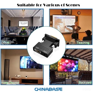 Cable adaptador de salida de Audio HDMI a VGA, conector convertidor de decodificador de ordenador para ordenador portátil, PC, Monitor, proyector, HDTV