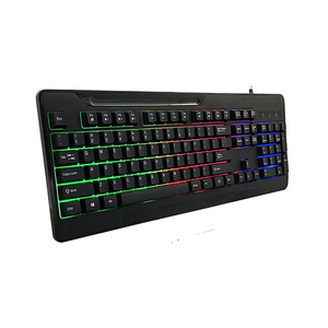 KBL-209 angepasste USB-Gaming-Tastatur Multi color Hintergrund beleuchtung 104/105 Multimedia-Computer tasten unterstützt Englisch C ROHS-zertifiziert - Product Image 5