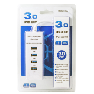 Hub eccellente del porto di velocità 4 di USB 3.0 di vendite dirette di sconto della fabbrica per il Computer - Product Image 4