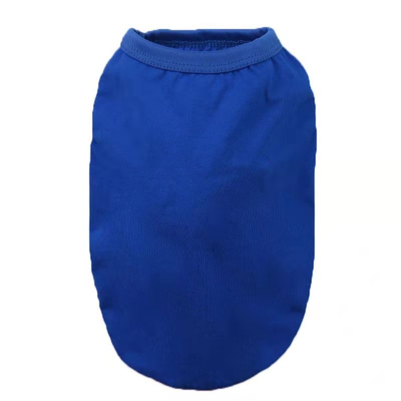 Chaleco de puro algodón, puro azul oscuro.