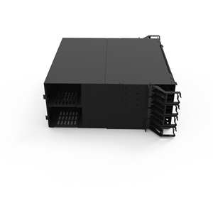 고밀도 광섬유 패치 패널 1U 19 ''최대 576 섬유 (MPO/LC/SC) 슬라이딩 서랍 ODF SPCC 자료 데이터 센터/FTTX - Product Image 4