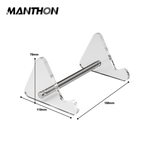 3 Tiers Display Keyboard Holder Transparent Acrylic Keyboard Stand <strong>Computer</strong> Mechanical Keyboard Rack Storage Detachable Holder - Product Image 1