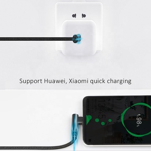Premium Nylon Braided 90 Degree Right Angle Elbow <strong>Design</strong> <strong>USB</strong> Type C to <strong>USB</strong> Type C PD Fast Charging Cable - Product Image 5