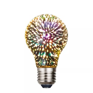 En popüler E27 standart taban 5W 3D Fireworks LED ışık ampul A60 Bar Partt dekor aydınlatma - Product Image 1