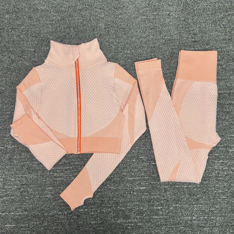 Orange jacket leggings 2pcs