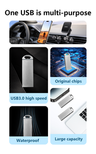 迷你手机闪存驱动器32GB安卓电脑C型标志定制USB 3.0 u盘128GB免费激光雕刻记忆盘 - Product Image 6