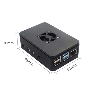 ABS-Gehäuse mit Lüfter Kühler gehäuse für Raspberry Pi 4 Modell B. - Product Image 1