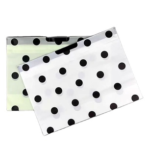 定制小大拉绳印花拉绳衣服包装袋塑料购物袋 - Product Image 5