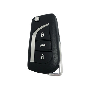 Migliore Fornitore Prezzo Basso di Chip Transponder 3 Button Shell Chiave A Distanza Toyota Caso Chiave A Distanza di Fob Sostituzione Chiave di Toyota - Product Image 4