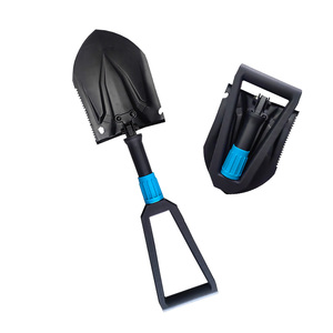 مجرفة التخييم عالية الجودة محمولة للخدمة الشاقة في الهواء الطلق قابلة للطي ، مجرفة بقاء متعددة الأغراض - Product Image 1