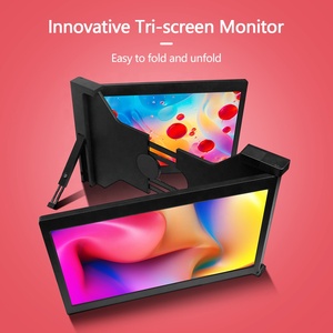 FOPO 13.3 Inch Triple Screen Laptop LCD <strong>Computer</strong> <strong>Monitors</strong> <strong>with</strong> <strong>Multiple</strong> Ports Extended Screen Laptop - Product Image 2
