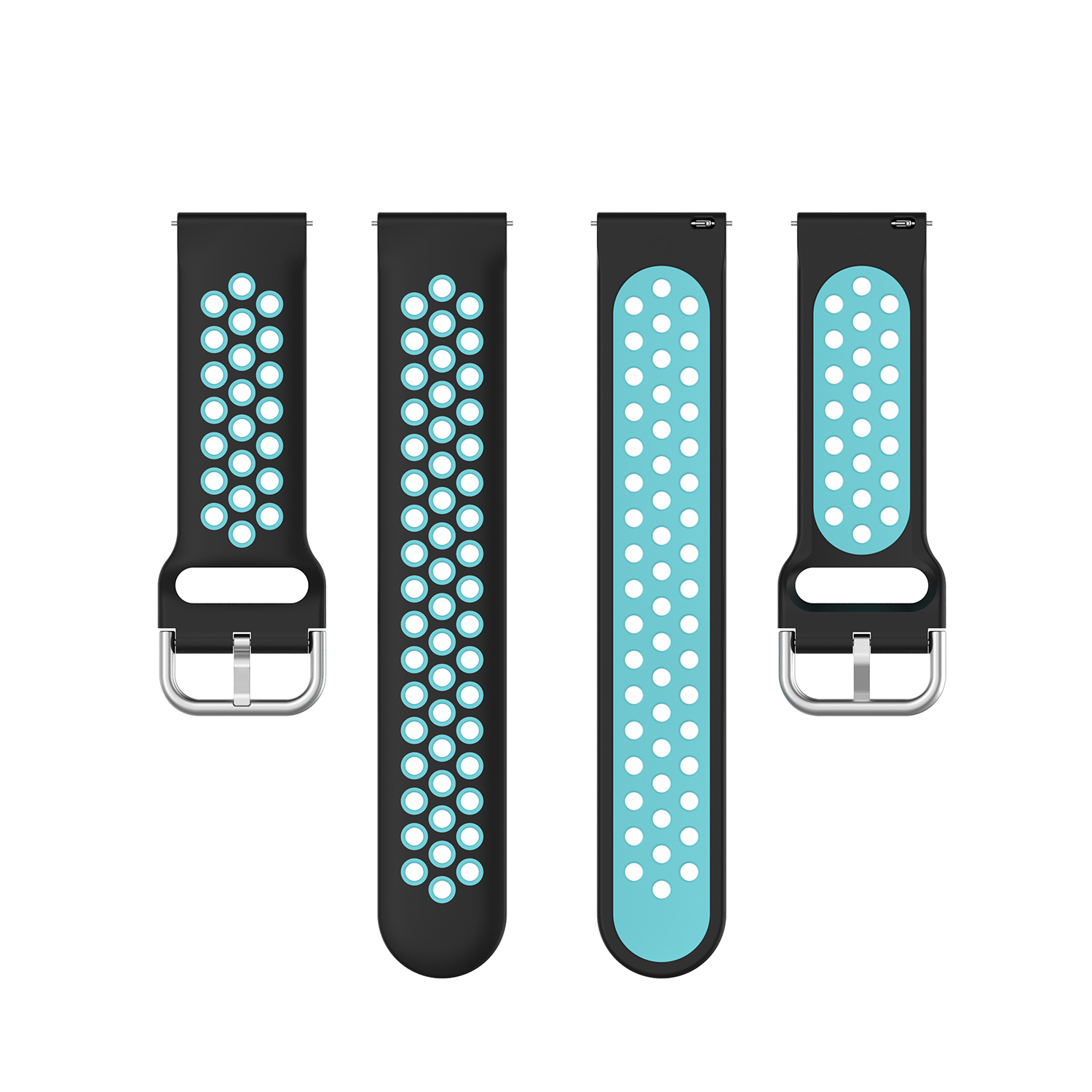 Black/teal