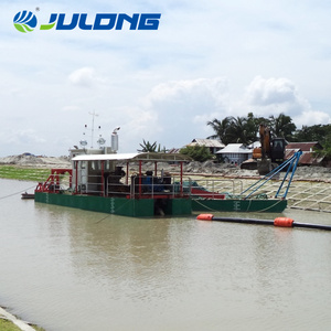 Máquina cortadora de dragado Julong, draga de succión, draga de succión con cabezal de barrena para limpieza industrial de estanques, lagos y lagunas - Product Image 3