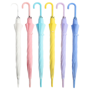 Transparent 8-Ribs Windproof Umbrella with Long Handle Strong <strong>Rain</strong> <strong>Cover</strong> for Women Multi-Color Semi-Automatic Big <strong>Rain</strong> Gear - Product Image 2