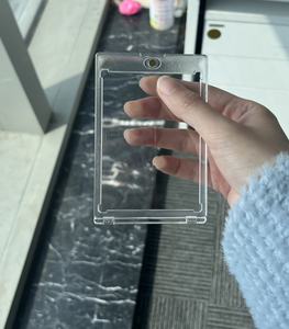 卸売りクリア35pt磁気ワンタッチカードホルダー標準サイズカードマグネットトップローダーUV保護付き - Product Image 1