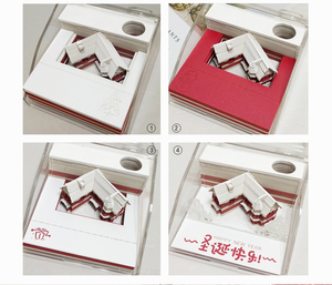 促销节日圣诞礼物定制设计3D建筑阻挡记事本可爱便签 - Product Image 6