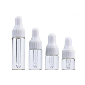 1ml 2ml 3ml <strong>5ml</strong> Clear Glass Vial PIPETTE <strong>Bottle</strong> Ear <strong>Drops</strong> Aromatherapy Black Cap Sample Vial Mini <strong>Empty</strong> Glass Dropper <strong>Bottle</strong> - Product Image 2